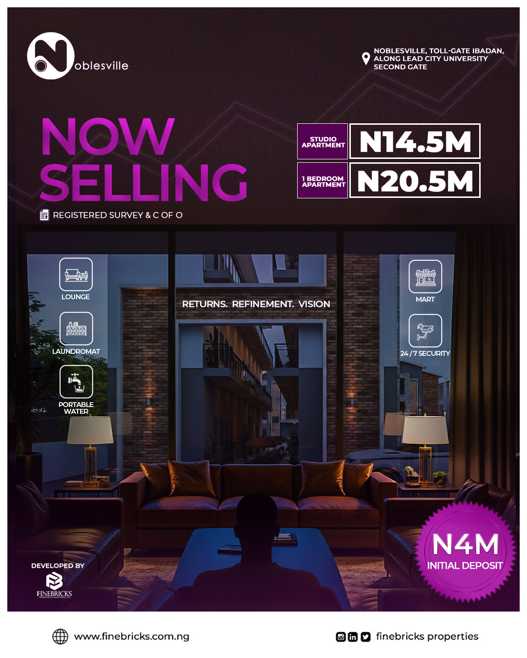 nobleville now selling flyer